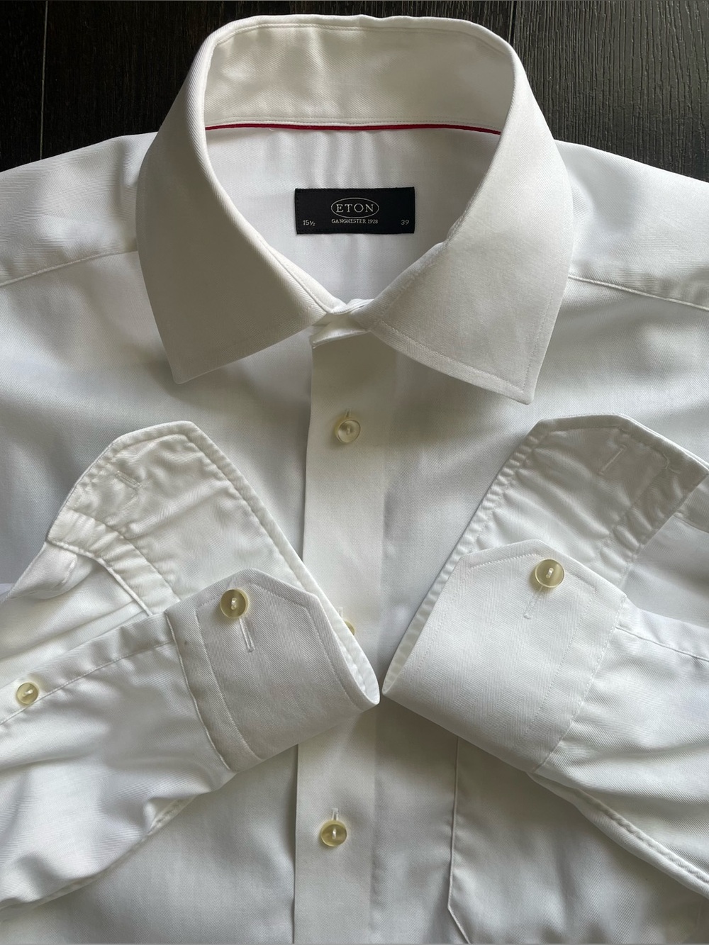 ETON - all cotton dress shirt Size 39 (15.5”neck)